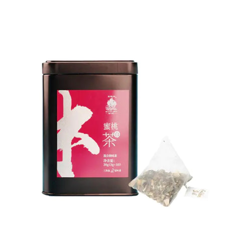 GS03 金帆牌 蜜桃白茶 三角包果茶30g罐裝 原茶葉系列 2020新品